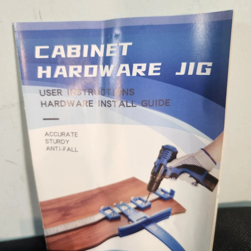 Cabinet Hardware Jig Tool Kit – Adjustable Drawer Pull & Cabinet Handle Drill...